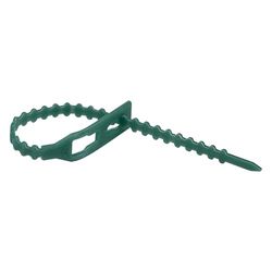 Black+Decker Plantenklemmen, 100 stuks plantenbinders, verstelbare plantenclips, kunststof, groen