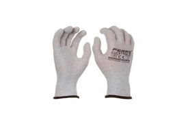 DRW Guantes Trabajo Ligero 1121X Poliester Transpirable Gris 12 Juegos Talla L