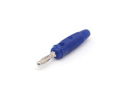 VS-ELECTRONIC - 411002 bananenstekker, 4 mm, blauw CM19BL
