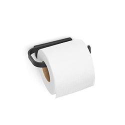Brabantia - Mindset Portarotolo WC - Tutti i Formati di Rotolo - Resistente alla Corrosione - Montaggio a Parete - Materiale di Fissaggio Incluso - Infinite Grey - 4.2 x 8.6 x 8 x 14 cm