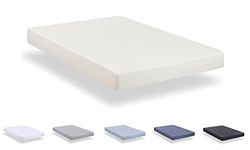 Todocama - Fitted sheet in extra soft brushed microfibre. (Bed 140 x 190/200 cm, Beige)