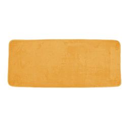 Douceur d'Intérieur, Tapis de Bain (50 x 120 cm) Vitamine Ocre, Microfibre
