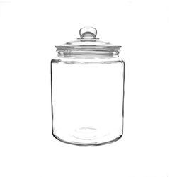 Olympia Biscotti Pot à biscuits avec couvercle 6,5 litres, verre transparent, taille : 293 (H) x 200 (Dia) mm, Style vintage, passe au lave-vaisselle, GM581
