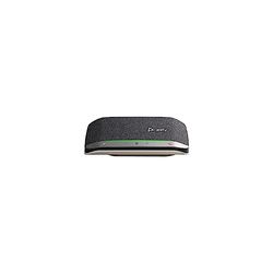 Poly – Altavoz manos libres personal e inteligente Bluetooth USB-A Poly Sync 20 (Plantronics) - Conexión al celular a través de Bluetooth, conexión a PC/Mac mediante cable USB-A incluido - Teams, Zoom