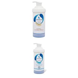 Cetraben Natural Oatmeal Cream, (1 x 475g) + Cetraben Body Cream Moisturiser, For Dry Sensitive and Eczema Prone Skin, Dermatological Body Moisturiser, Daily Whole Body Application, (1 x 475ml)