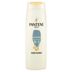 Pantene Pro-V Anticaspa 3 en 1 Champú Acondicionador y Tratamiento para el Cabello 100% Fuerte y Cute Limpia, 225 ml