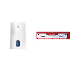 Ariston - Calentador de Agua Electrico Lydos R + Soporte Universal Instafix para Termos Electricos - Termo Electrico 50 Litros + Accesorio de Montaje para Instalación de Calentadores, Fácil y Seguro