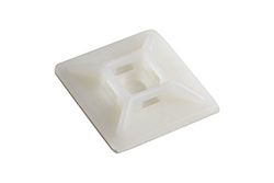 Meister Montagem de socket de 19,5 x 19,5 mm, para prendedores de cabos até 4 mm, auto-adesivo, 25 unidades, 7452020