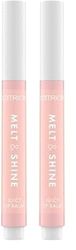 Catrice Melt & Shine Juicy Lip Balm, n. 010, Nude, idratante, lucido, fresco, vegano, senza parabeni, senza nanoparticelle, confezione da 2,3 g