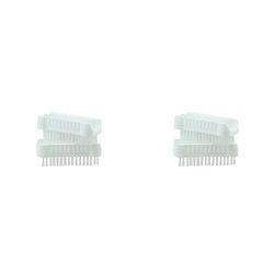 Apollo Nail Brush SET2 White, Multi-Colour, 17.8x11.1x4 (Pack of 2)