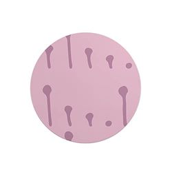 Questo Casa, Digitalt tryck runt musmatta, halkfri undersida för kontor och hem, diameter: 22 cm
