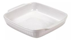 Guardini, Cerâmica, fonte para forno quadrado menina de 18 x 16 cm, material: Cerâmica. Cor branca.