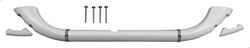 Kinedo KINBARRE08 - Supporto da parete verticale, con impugnatura dritta, lunghezza 45 cm, in plastica, peso 2 kg, colore: Bianco