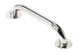 Homecraft Ringwood Grab Rail, Steel Safety Support Rail, Home Assist Handle for Bathtub, Shower, and Steps, Indoor/Outdoor Use, Easy Grip, Chrome Finish, 305mm (Eligible for VAT relief in the UK)