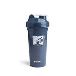 Smart Shake Lite MTV Cracked Logo Shaker Bottle (800 ml / 27 oz) | Durable Design and Easy to Clean Water Bottle | Leakproof, BPA Free & DEHP Free