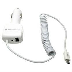Comutech 861302 Caricatore 12/24 V Cavo Micro USB più Porta USB WB