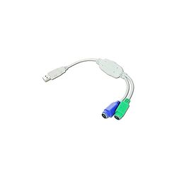 Gembird UAPS12 - Cable conector USB a Dual PS/2 (0.3 m)