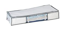 WENKO 7450023100 Vacuum Soft Underbed Box, Polypropylene, 105 x 15 x 45 cm, White