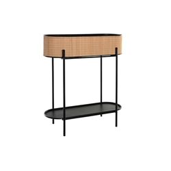 MACETERO BAMBU METAL 60X23,5X69 NATURAL