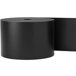 VEVOR Borde de Paisaje de 24,4 m x 25,4 cm Borde de Tablero de Cubierta Enrollado Grosor de 0,25 cm Borde Flexible para Paisajismo Borde de Patio para Césped, Jardín, Control de Malas Hierbas, Negro