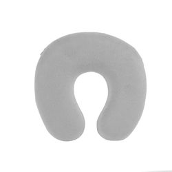 JET LAG VO1172 Coussin de Voyage à Mémoire de Forme Oreiller, 29 cm, Gris