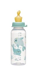 nip Standaard fles PP met drinkzuiger Anatomisch latex, vanaf 6 maanden, blauw, maat M, 250 ml, jongen