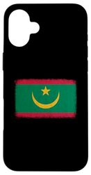 Grafica della bandiera della Mauritania per uomini, donne, bambini Custodia per iPhone 16 Plus