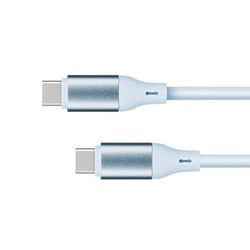 Kruger&Matz Câble USB de type C - USB Type-C 100 W 1 m Silicone Bleu KM1269-1BL