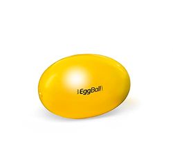 PEZZI Therapierolle Eggball Original Sitzball Gymnasticball Pezziball 65 cm geel