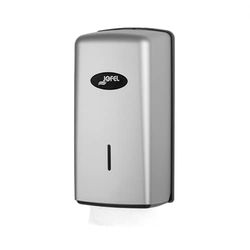 Jofel AH77300 - hygiënische dispenser Zig-Zag zilver, zilverkleurig