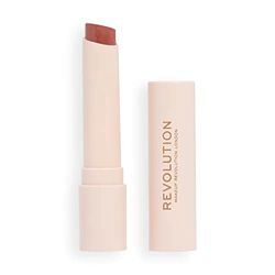 Makeup Revolution London, Pout Balm, Bálsamo para Rellenar los Labios, Hidratante, Mocha Shine, 2.5g