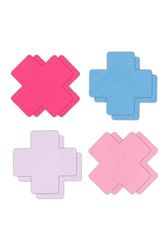 Pretty Pasties Pinzas Marca Copricapezzoli a Forma di Croce Pasties Cross II Assort 4 Pair