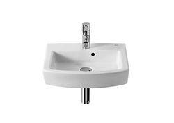 Roca, Hall A327624000 Lavabo en porcelaine murale ou à poser Blanc 450 mm x 380 mm x 110 mm