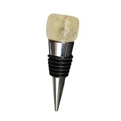 Metal Wine Bottle Stopper, Citrine
