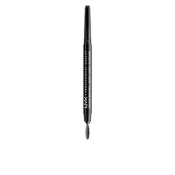 NYX Professional Makeup Lápis de sobrancelhas Precision Brow Pencil, dois lados: lápis de sobrancelhas e escova espiral, fórmula vegana, Tom: Espresso