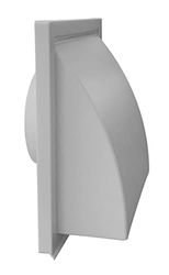 Upmann 66037 Hotte d'échappement en plastique DN100 Blanc