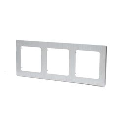 Aluminium plaat Elegant zilver design Made in Germany/Frankrijk incl. 3 sleutels voor moderne en gemakkelijke toegang Ideaal voor elke ruimte