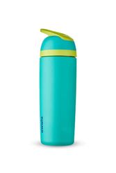 Owala Borraccia isolata Flip in acciaio inox con cannuccia integrata, 560 ml, Neon Basil