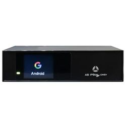 AB IPBox ONE 4K UHD Android 8.0 SAT IP Receiver - DVB2x Tuner, HDR10, Dual Band Wi-Fi, LAN, Bluetooth 4.0, CA Card Reader, HDMI, USB3.0, 1.7 Inch Display