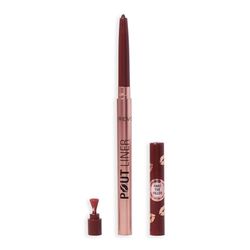 Revolution Beauty ołówek do ust, zwiększający objętość pudru bomba, długotrwały z kwasem hialuronowym i witaminą E, wegańską i wolną od okrucieństwa, ciepły brązowy Cookie