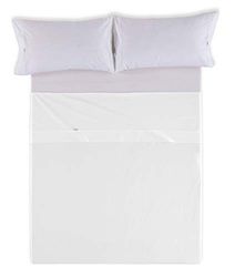 SABANA ENCIMERA color blanco - Cama de 180 100% algodón - 144 hilos
