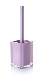 Gedy by Nameeks Rainbow Toilet Brush Holders Lilac RA33 Contemporary Resin Italian Bathroom Accessories Set