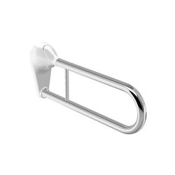 Spirella Barre de redressement ou d'appui relevable Acier INOX 61x35,5cm Chromé - Max 120kg