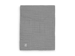 Jollein 523-511-66009 Couverture pour bébé en Coton Gris 75 x 100 cm