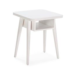 MESITA DE NOCHE 50X50X60 MADERA BLANCO