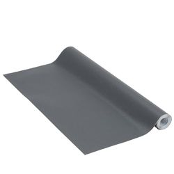 Adhésif Uni Mat anthracite, Feuille adhésive, Feuille de meubles, auto-adhésif, 45cm x 3m, 160µm (Épaisseur : 0,16 mm), Venilia 53101
