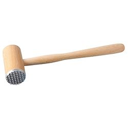 Fackelmann Batticarne in Legno con Guarnizione in Metallo 32 cm