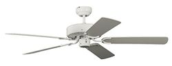 Pepeo GmbH Potkuri, 13312010132, plafondventilator, 240 V, wit, 132 cm