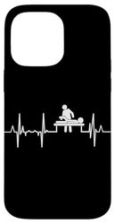 Chiropratico Battito cardiaco Osteopata Cardiogramma Custodia per iPhone 14 Pro Max