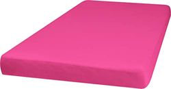 Playshoes - Coprimaterasso in jersey, 60 x 120 cm, colore: Rosa